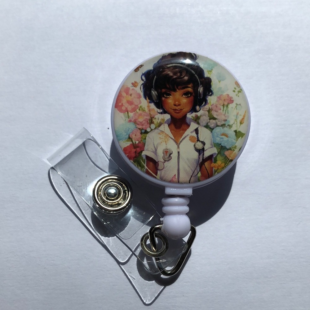 Cute badge reel ID holder